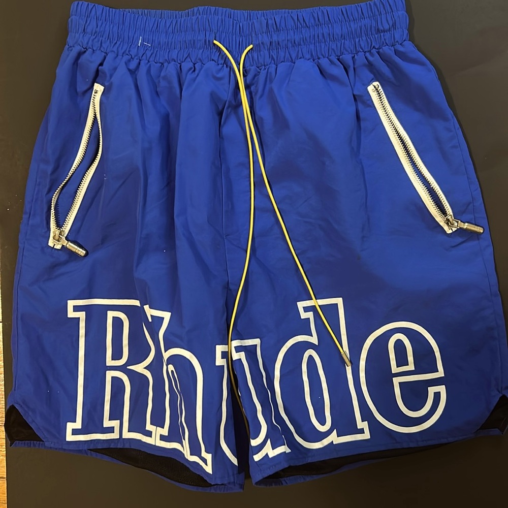 Rhude Blue and White Shorts Size Large